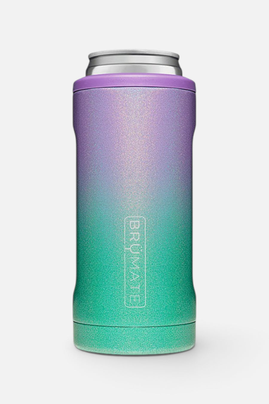 Brumate Hopsulator Slim, Glitter Mermaid – front view