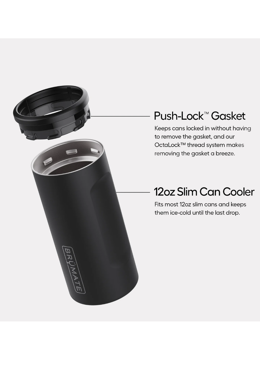 Brumate Hopsulator Slim V2 in Curacao – back view