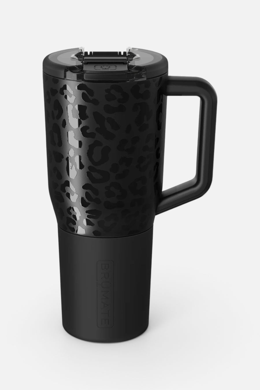 Brumate Müv 35oz Mug in Onyx Leopard – front view