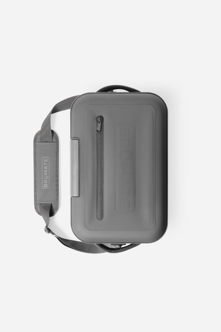 Brumate MagPack 18-Can Shoulder Sling Soft Cooler in Graphite – back view