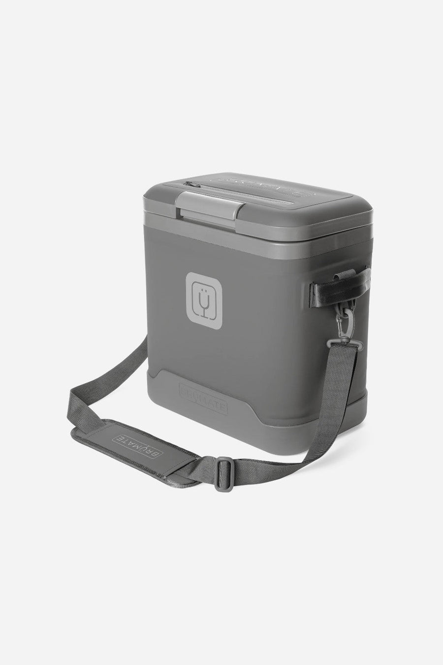Brumate MagPack 18-Can Shoulder Sling Soft Cooler in Graphite – front view