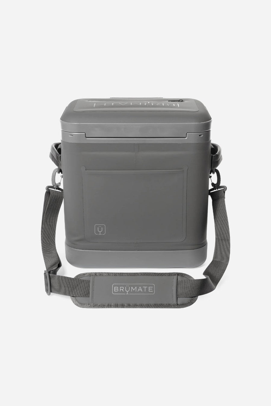 Brumate MagPack 18-Can Shoulder Sling Soft Cooler in Graphite – side view