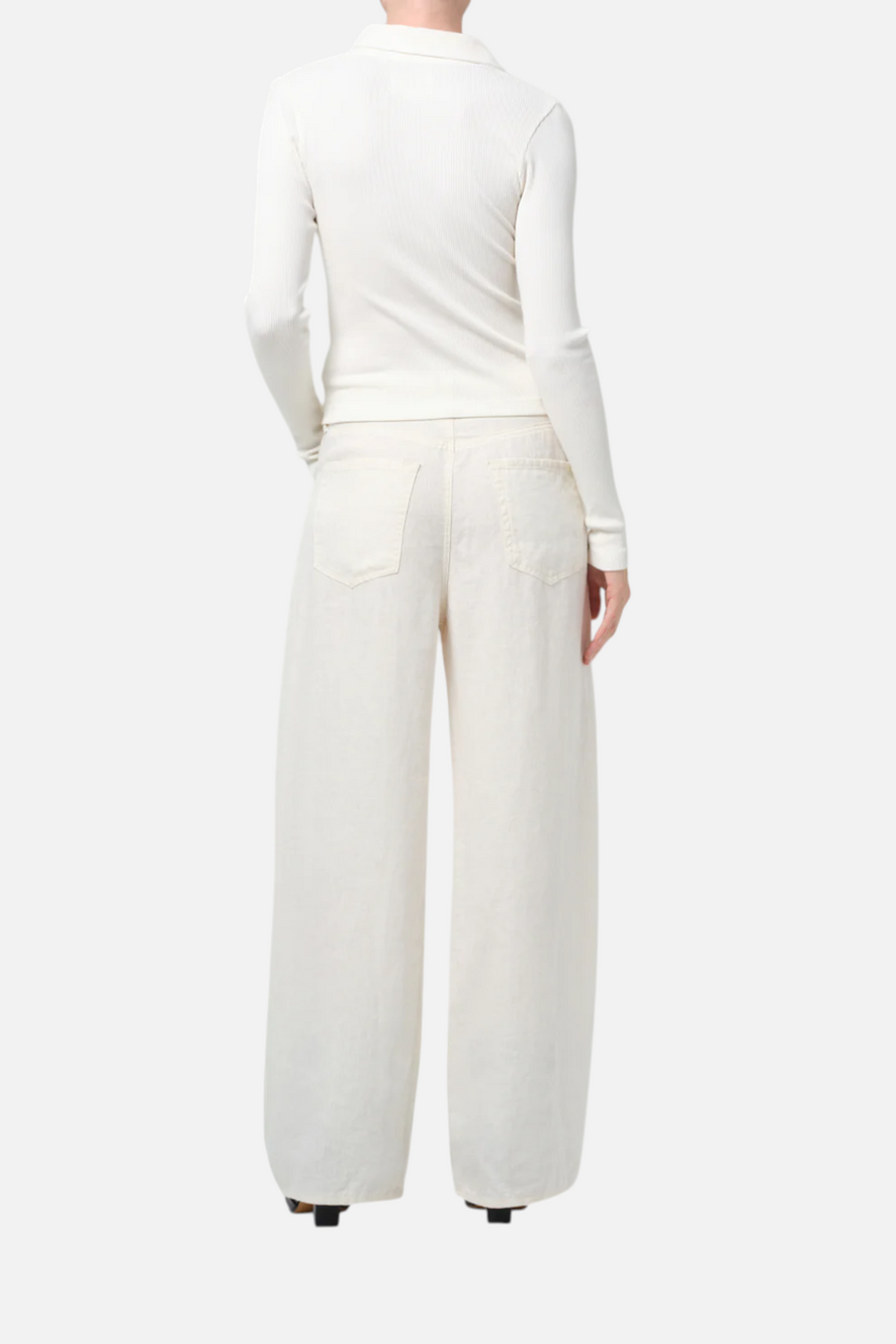 Citizens of Humanity Brynn Drawstring Trouser in Vanilla