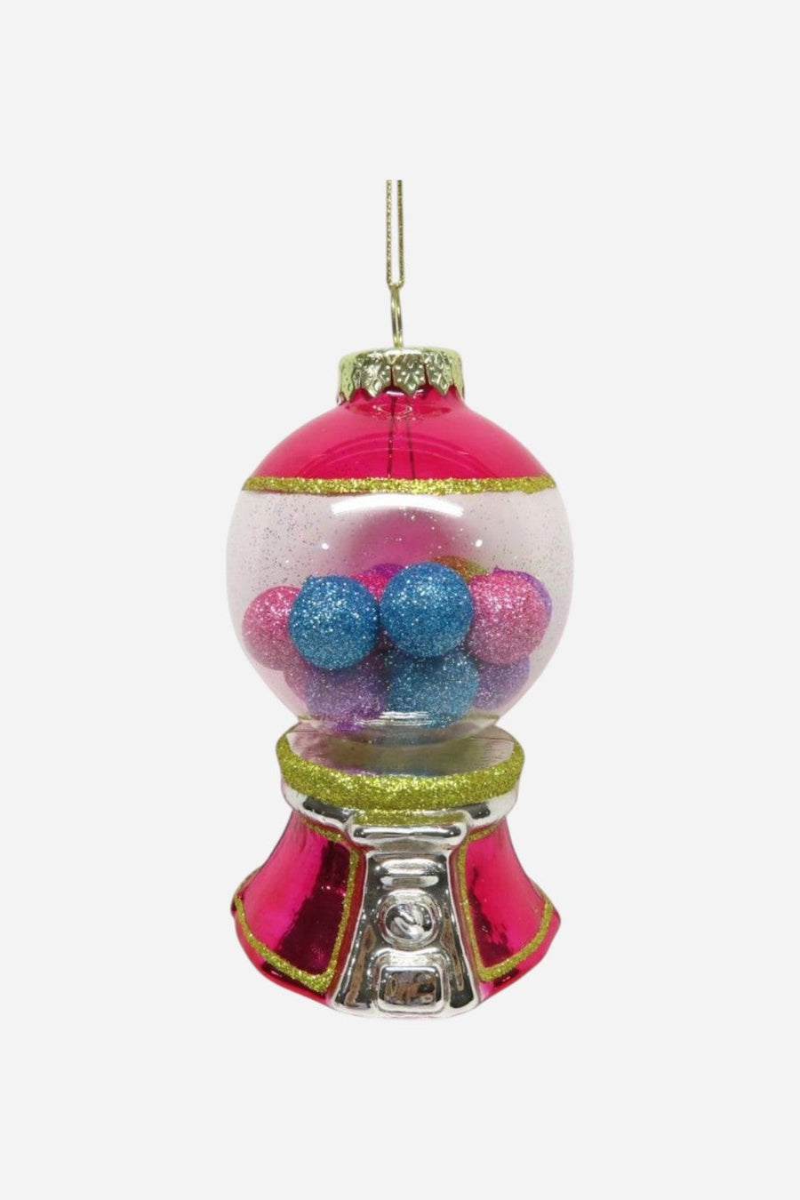 Bubblegum Machine Ornament – front view