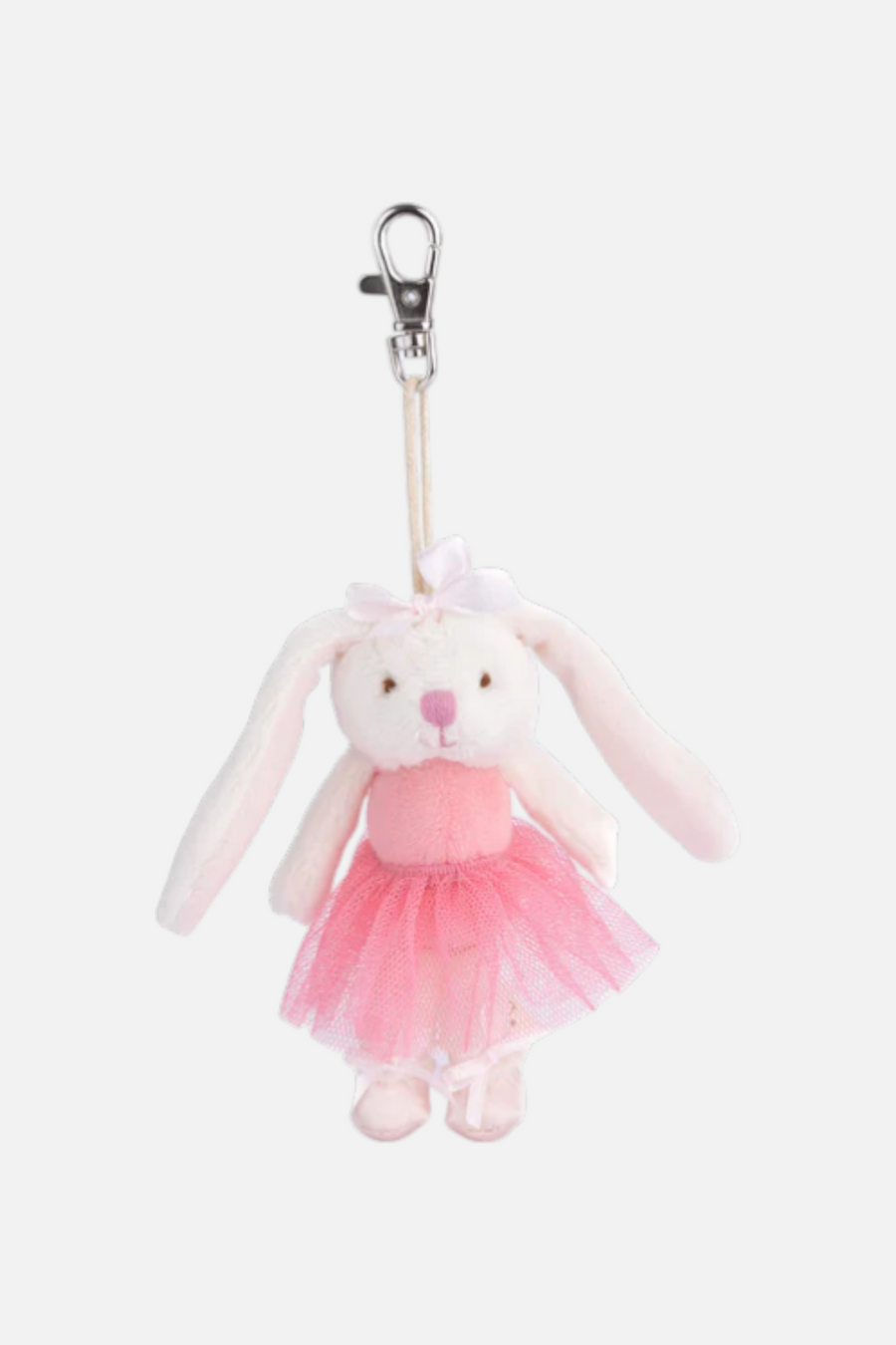 Bukowski Bears Jayleen Bag Charm Floral in Pink – front view