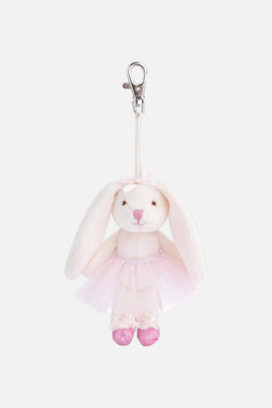 Bukowski Bears Jayleen Bag Charm in Light Pink – front view