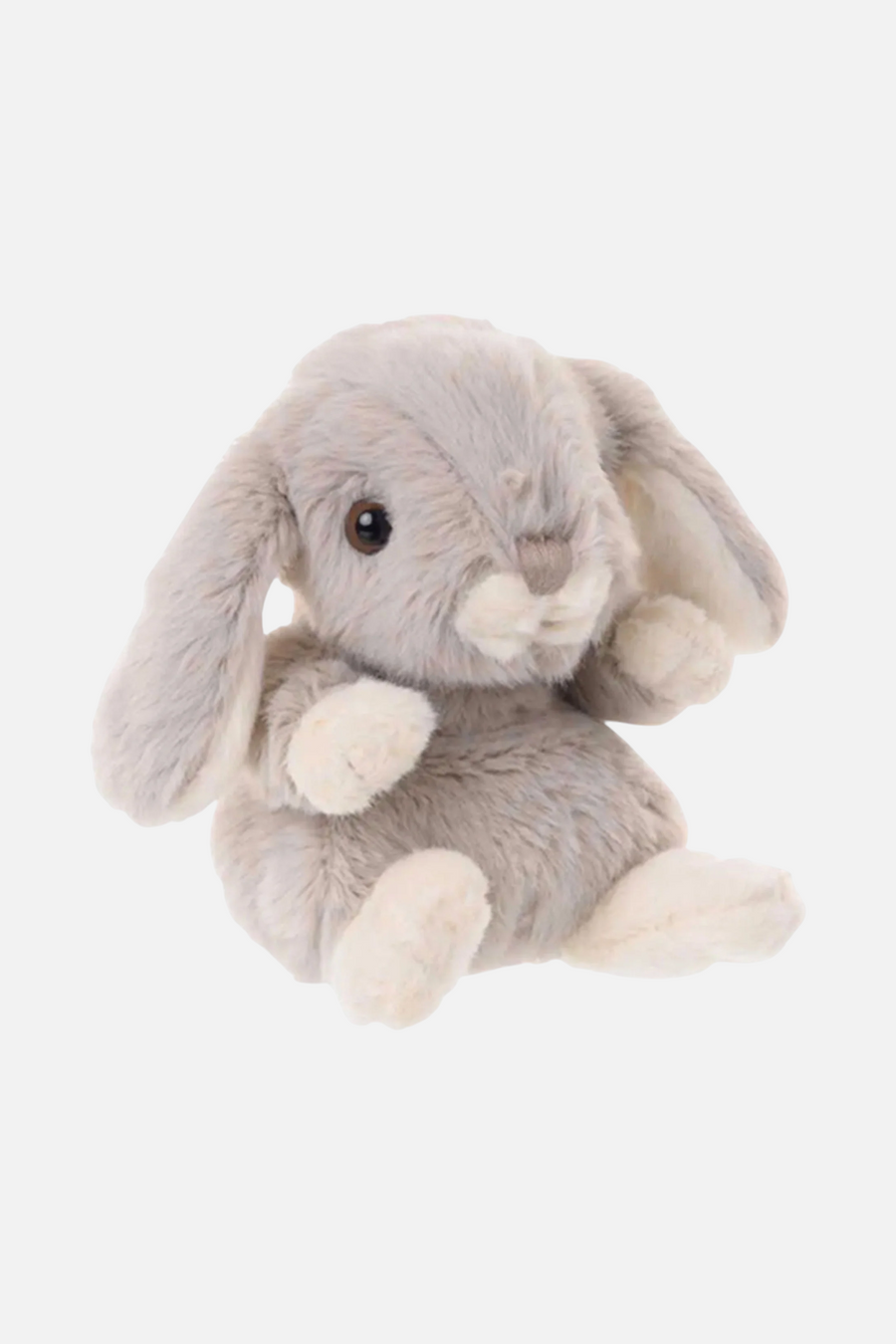 Bukowski Bears Kanini Tiny Bunny Plush Toy in Light Grey – front view