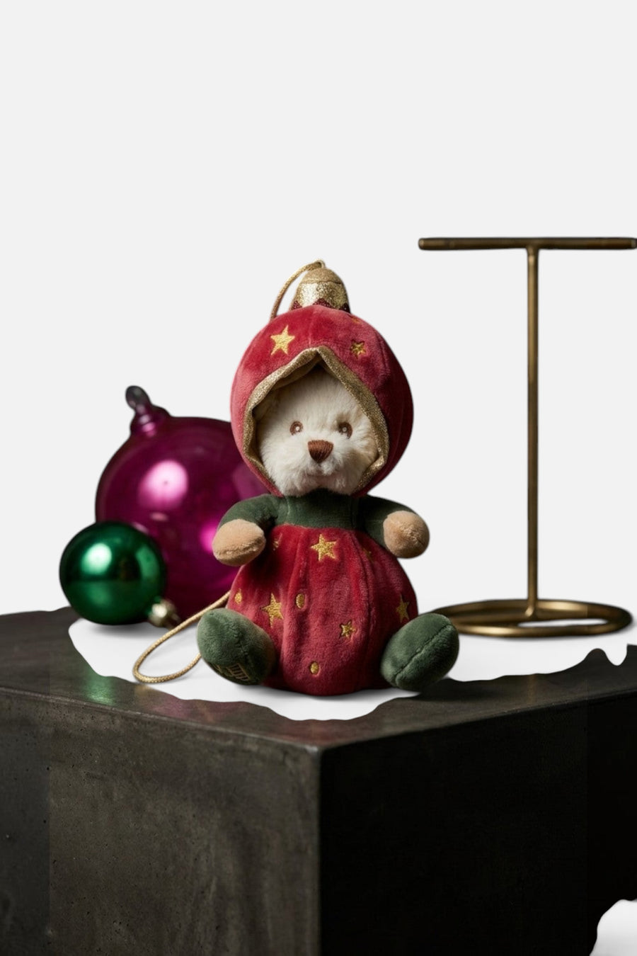 Bukowski Bears Ziggy Ornament – side view