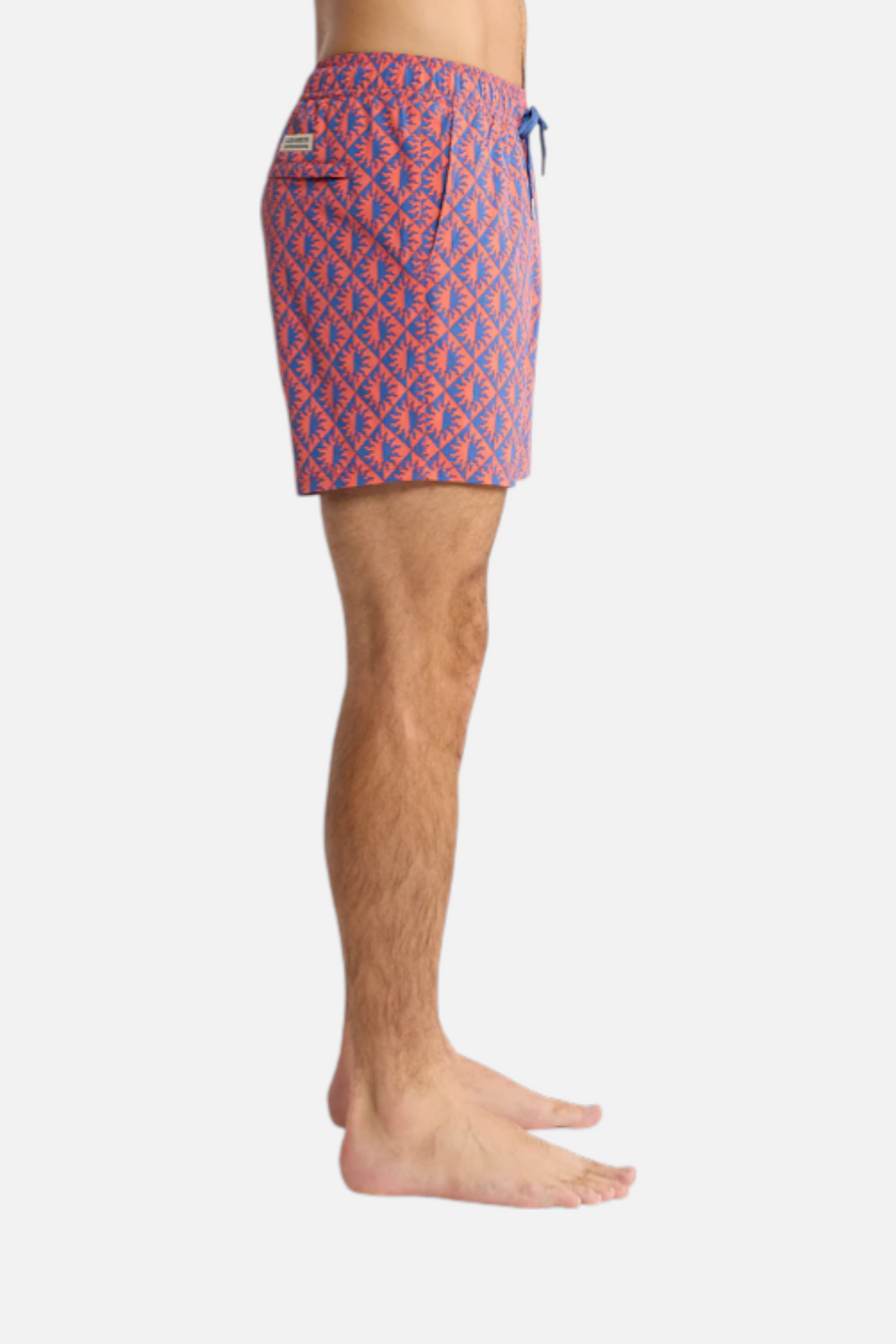 Fair Harbor Men's Bungalow Trunk in Cobalt Suns