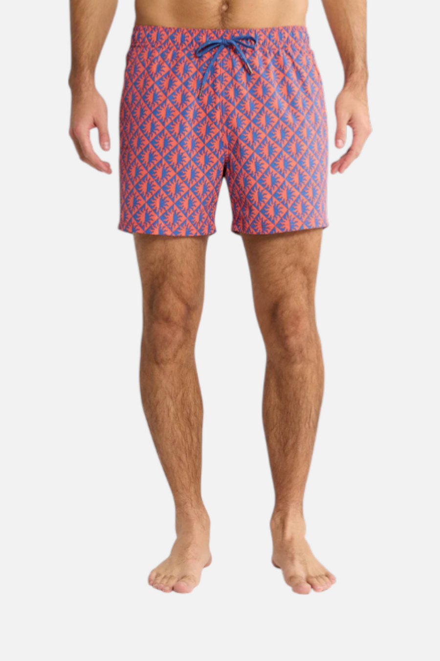Fair Harbor Men's Bungalow Trunk in Cobalt Suns