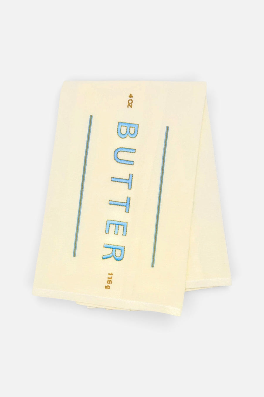 Butter Me Up Kitchen Tea Towel – front view