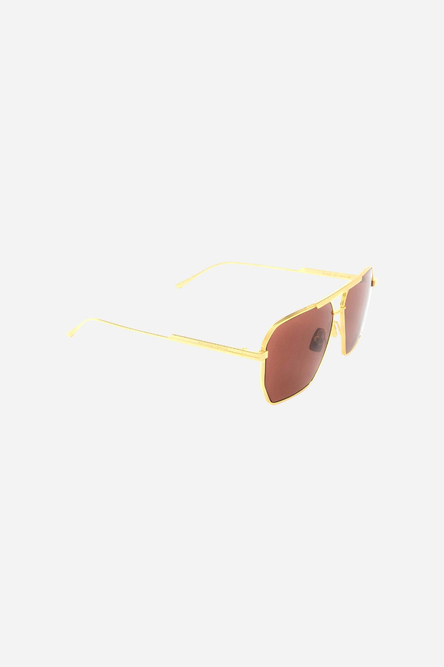 Bottega Veneta Gold Square Frame Aviators - Bv1012s-005 60