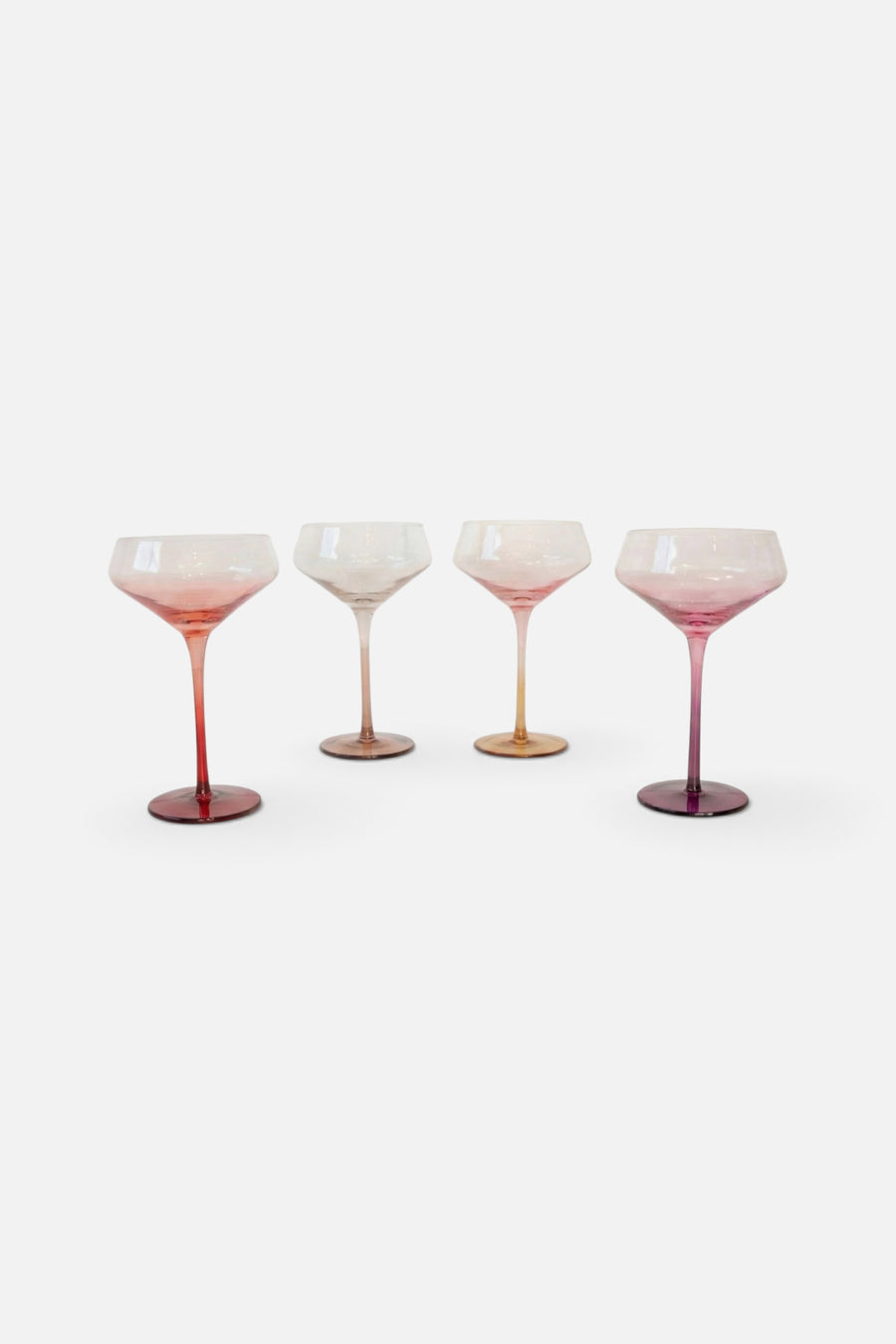 Byrdeen Autumn Coupe Glass Set of 4 – front view