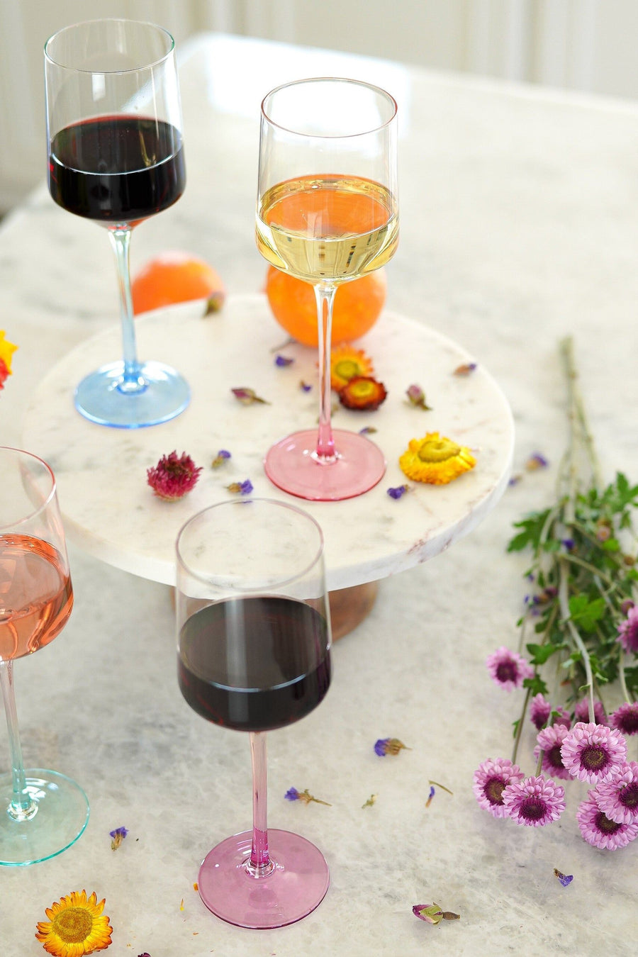 Byrdeen Mezclada Wine Glass Set of 4 – side view