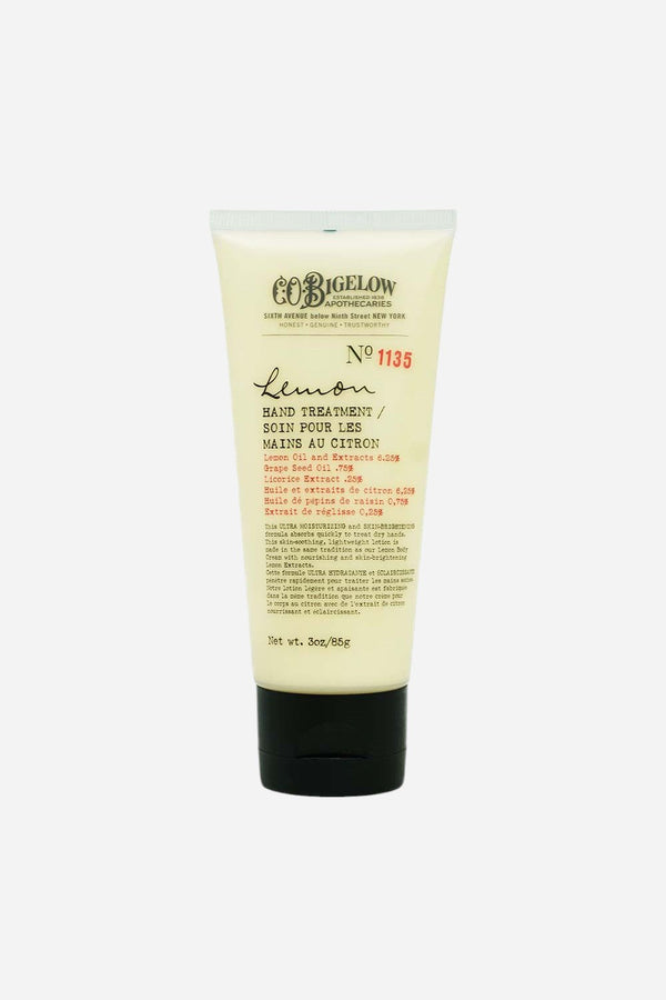 C.O. Bigelow Lemon Hand Treatment - No. 1135 - 3 oz