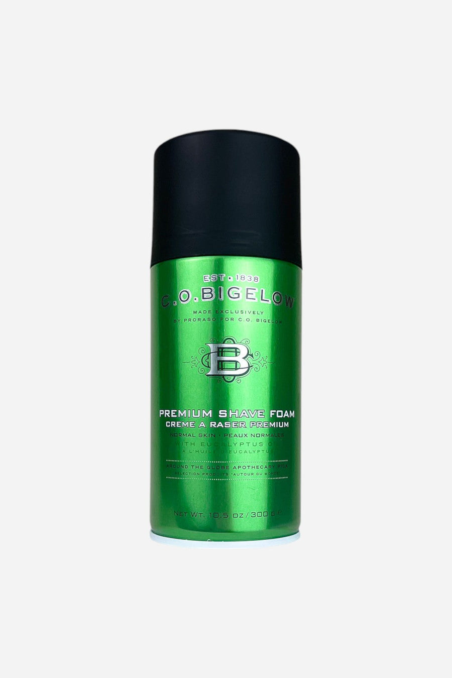 C.O. Bigelow Premium Shave Foam – front view