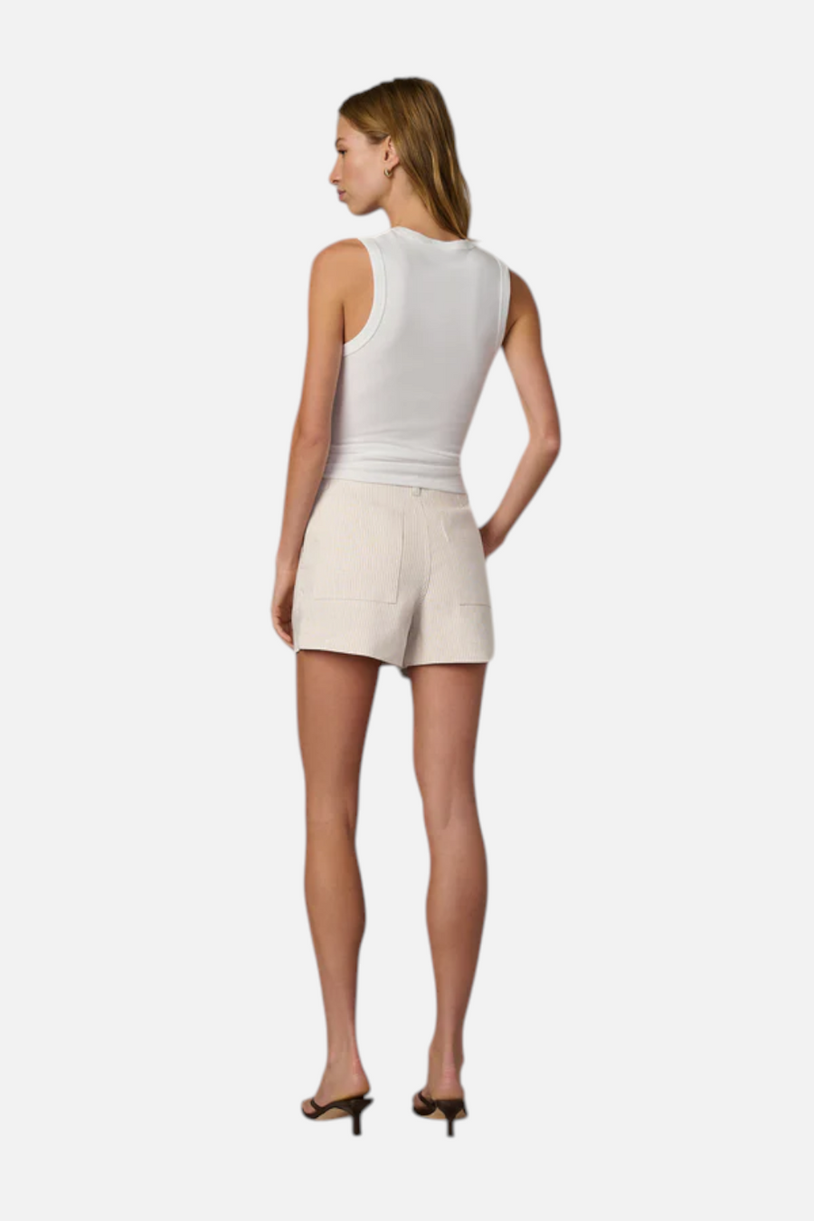 Joes Jeans Karter Trouser Short in Micro Stripes
