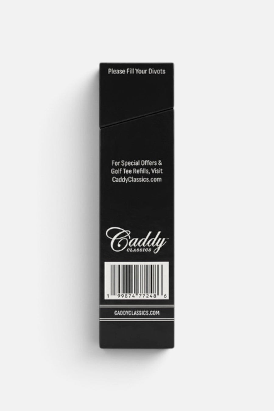 Caddy Classics Clubhouse Tips Tee Holder 10 Plastic 3¼ Inch Tees – flat lay