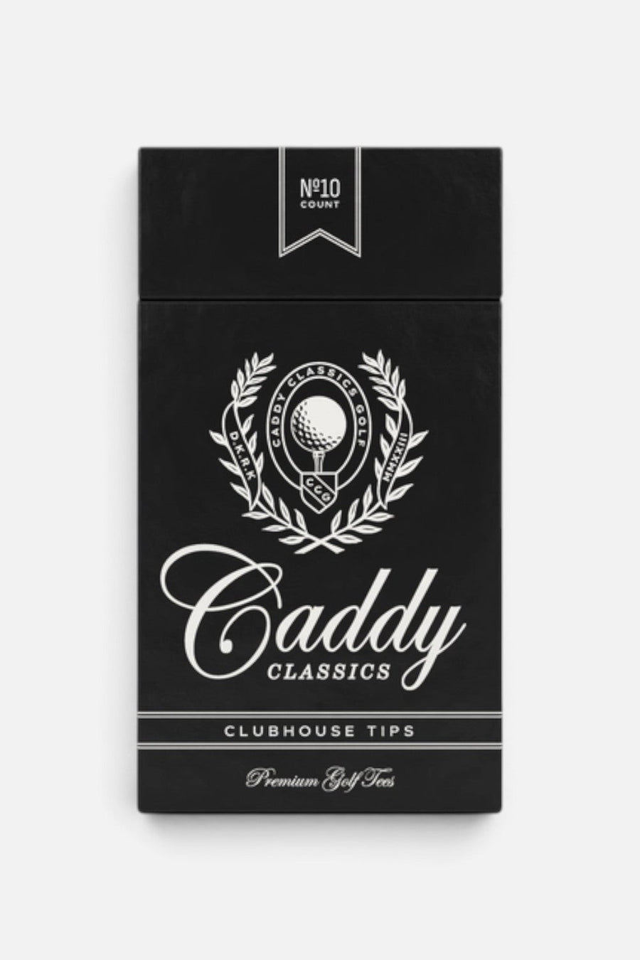 Caddy Classics Clubhouse Tips Tee Holder 10 Plastic 3¼ Inch Tees – side view