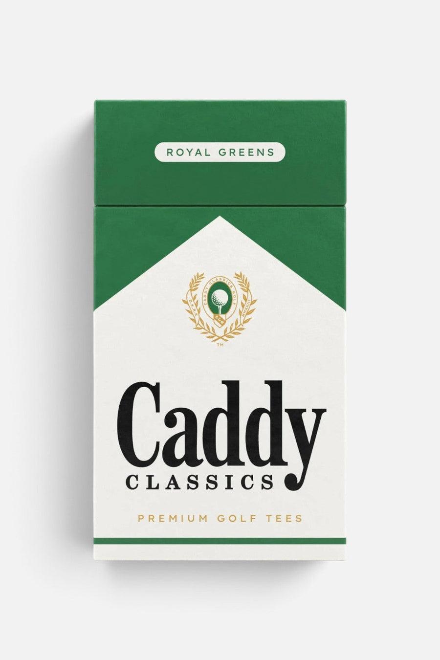 Caddy Classics Royal Greens Tee Holder 10 Bamboo 2¾ Inch Tees – back view