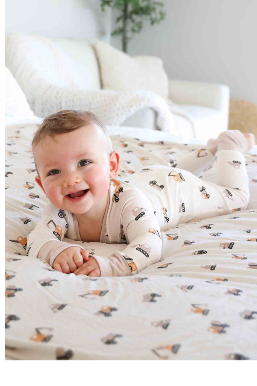 Caden Lane Little Builder Convertible Zip Romper – alternate