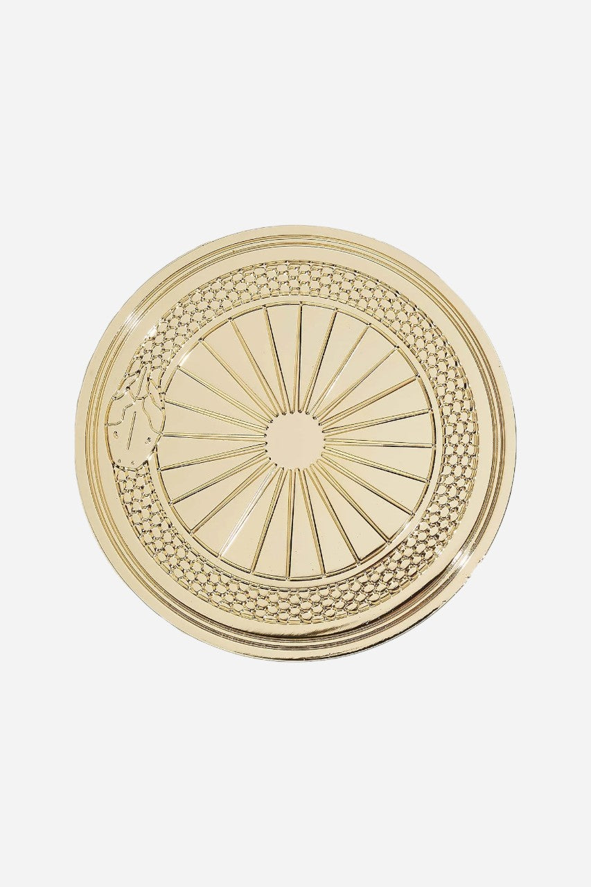 CAI & JO The Ouroboros Coaster Gold – front view