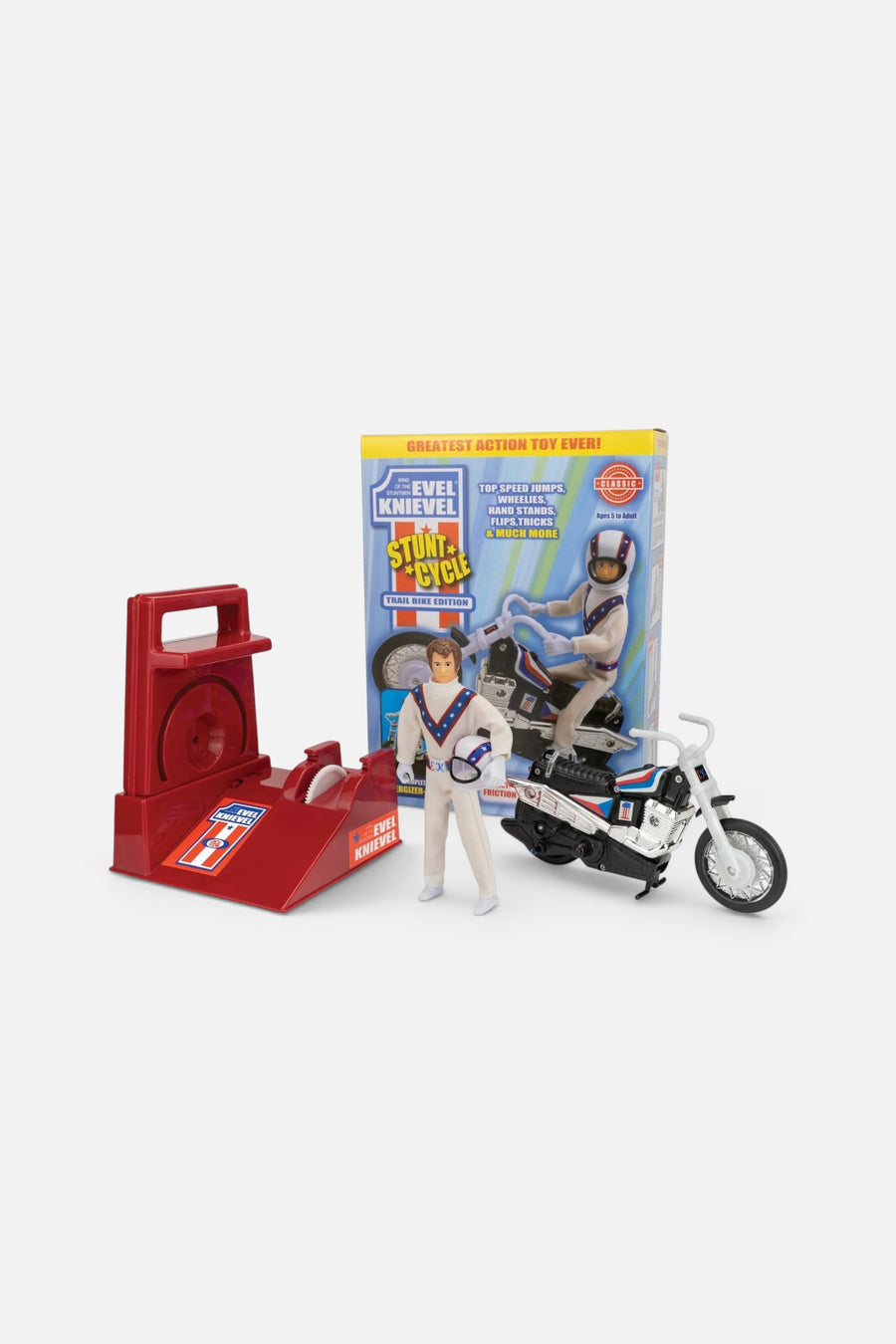 California Creations Evel Knievel Stunt Cycle Trail Bike Edition – front view