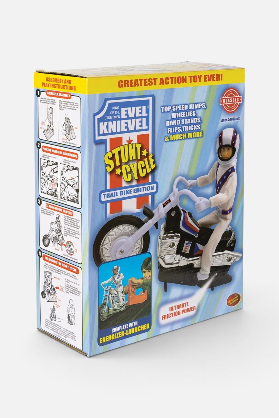 California Creations Evel Knievel Stunt Cycle Trail Bike Edition – side view