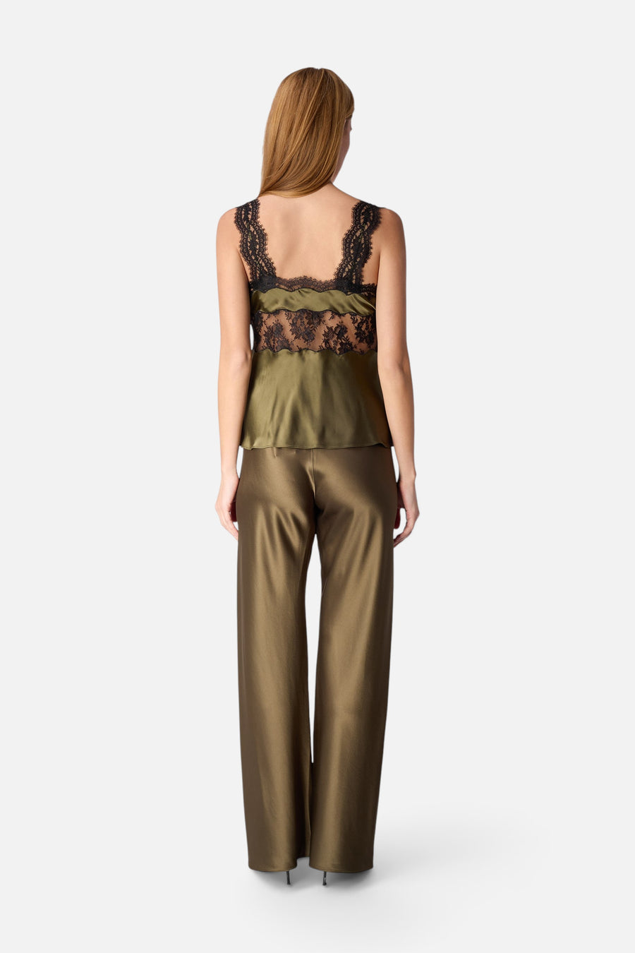 CAMI NYC Bristol Mid Rise Pant in Camouflage – back view
