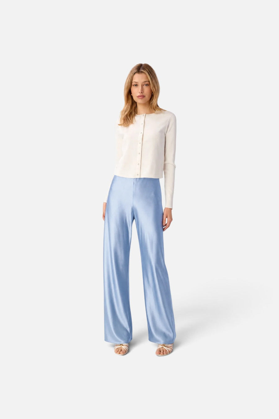 Cami NYC Bristol Pant in Mist – back view