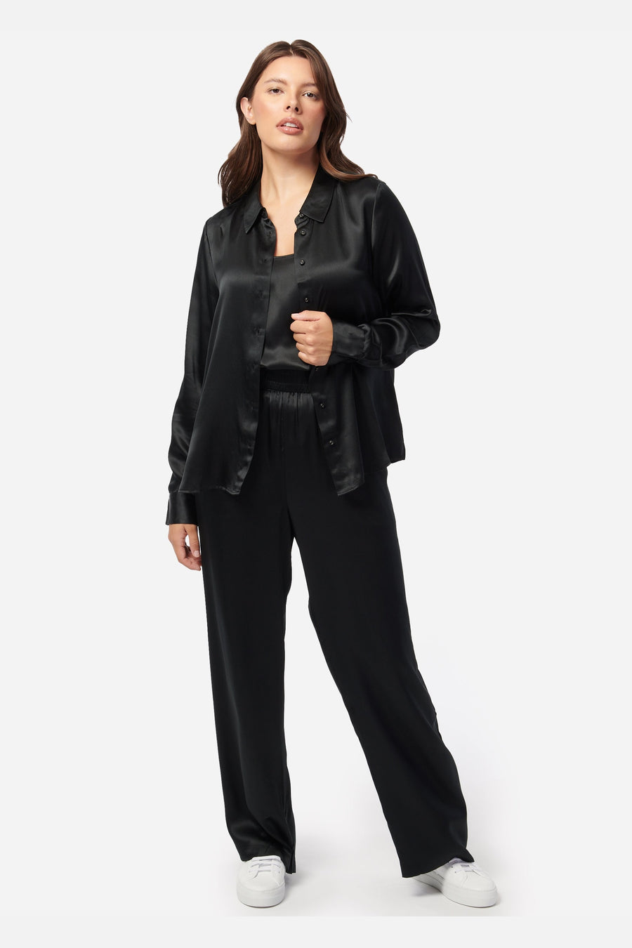 Cami NYC Crosby Blouse in Black – back view