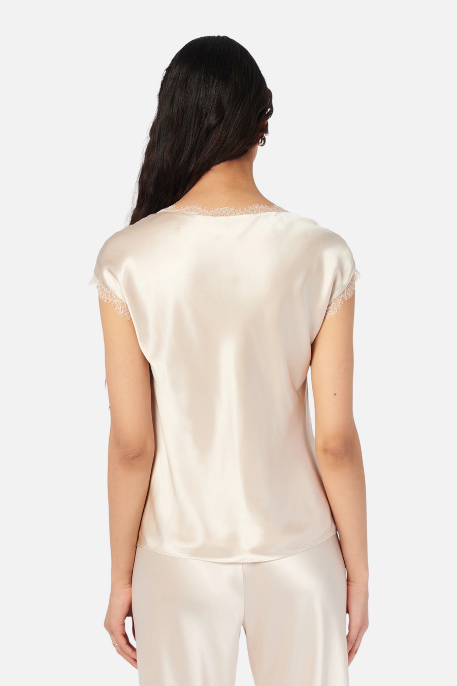 CAMI NYC Inej Top in Oat – side view