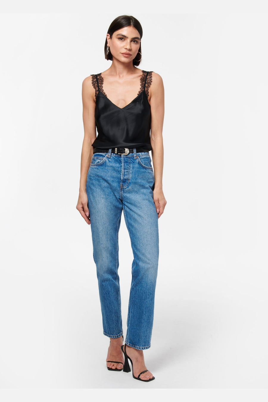 Cami NYC Marlo Cami in Black – back view