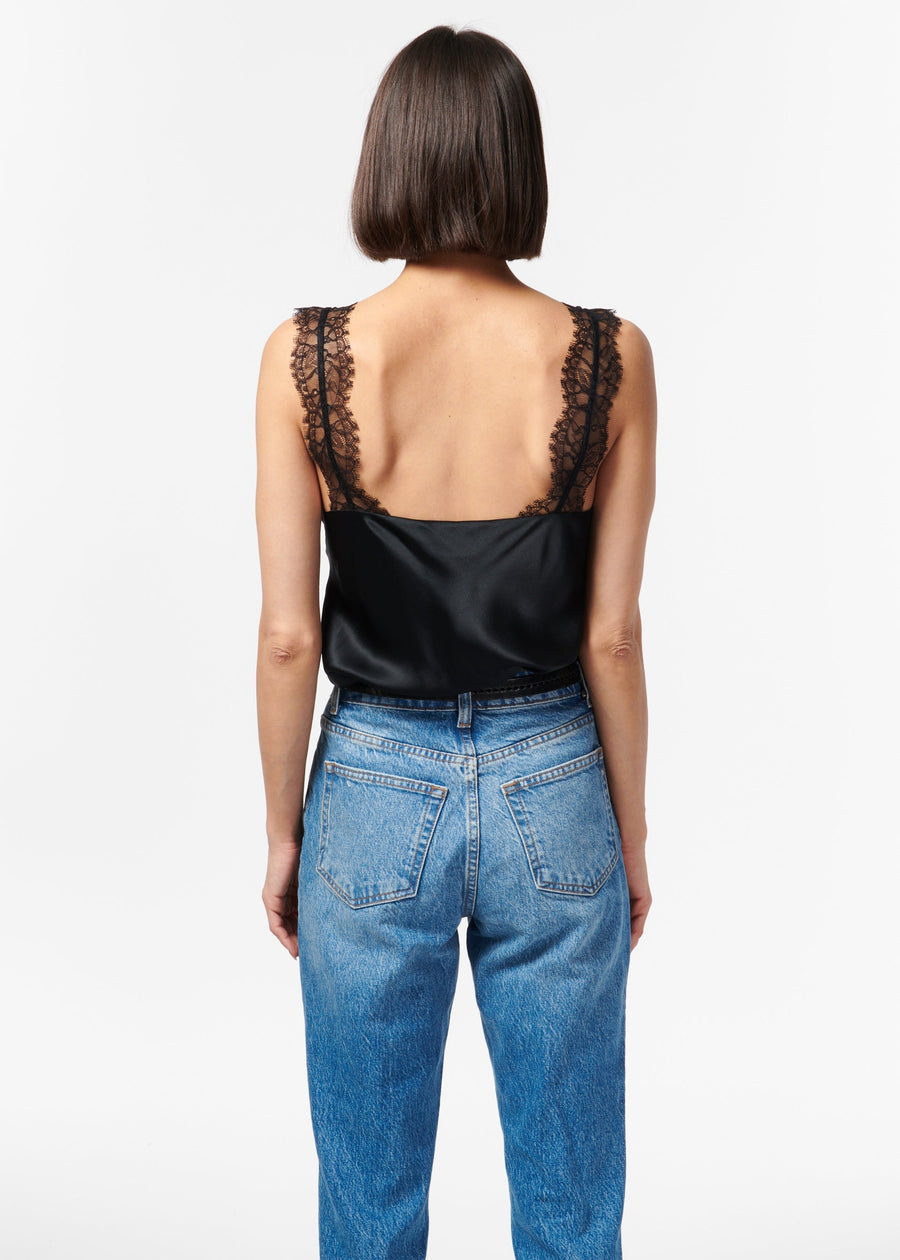 Cami NYC Marlo Cami in Black – detail
