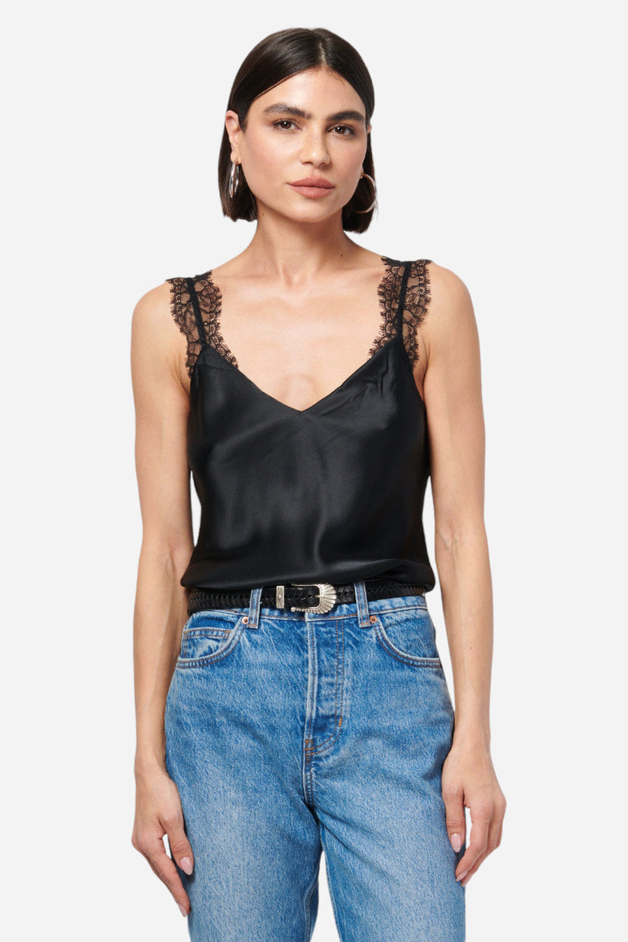 Cami NYC Marlo Cami in Black – front view