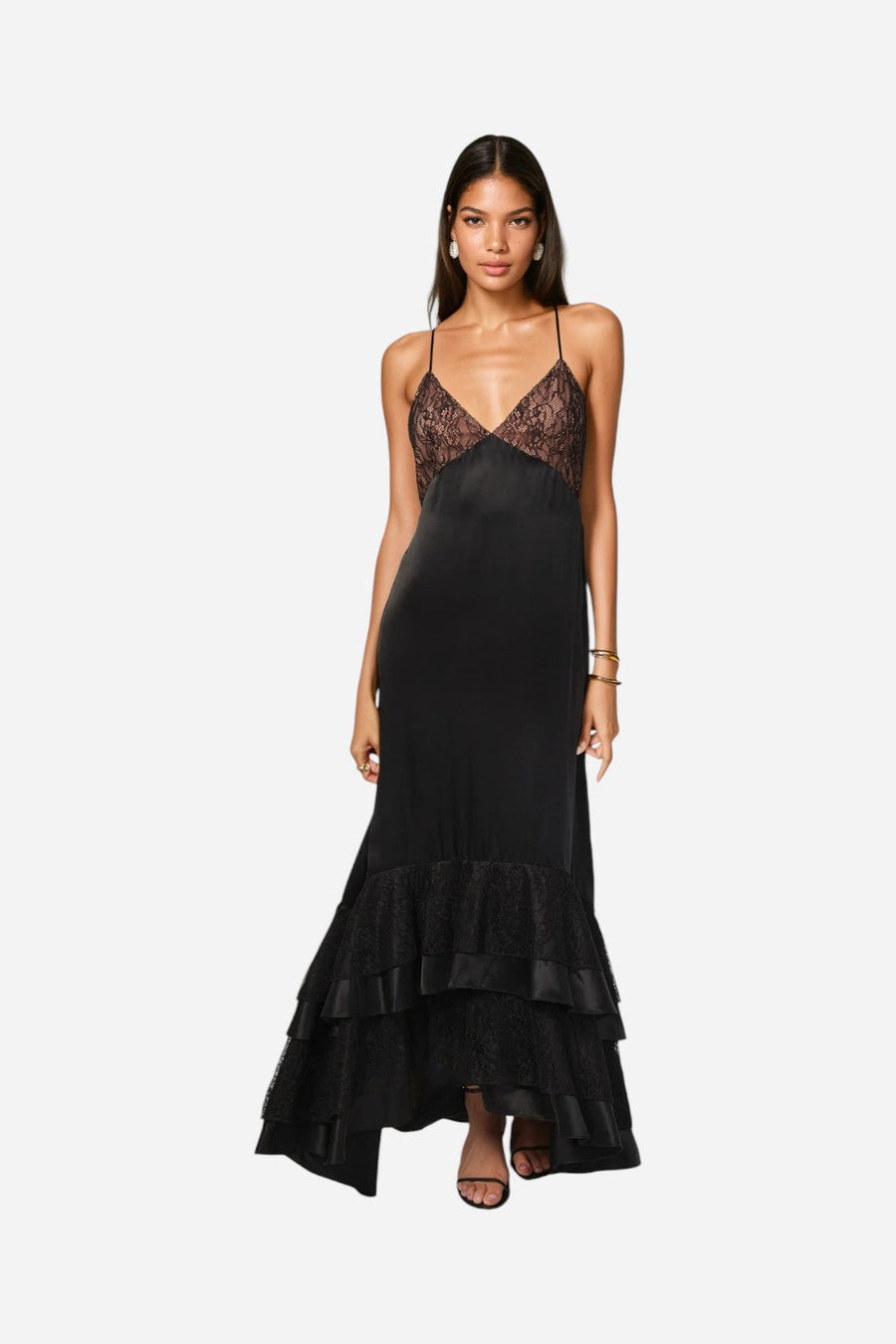 Cami NYC Seville Dress in Black – front view
