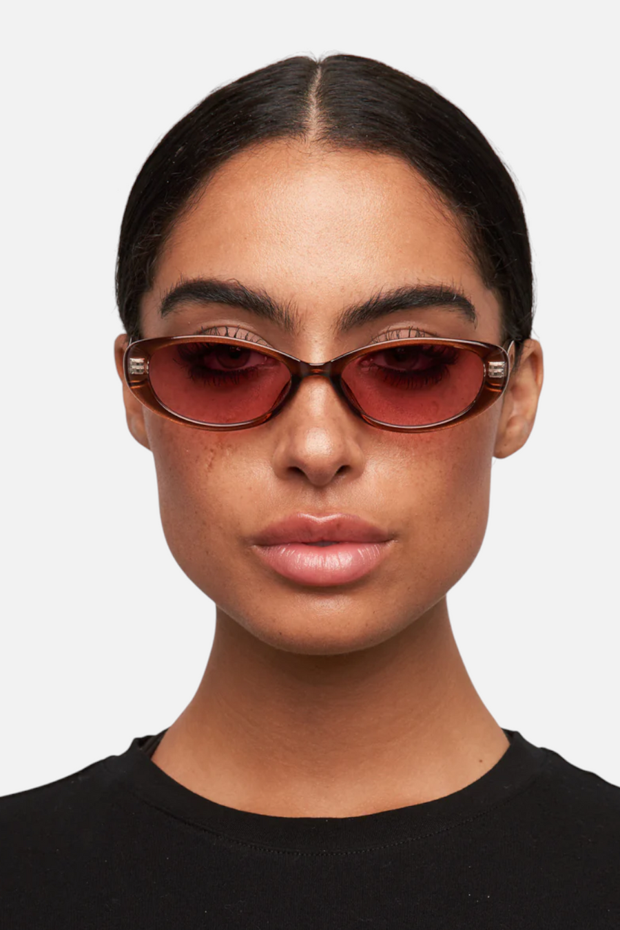 OTRA Eyewear Cami in Pearl Chocolate & Pink