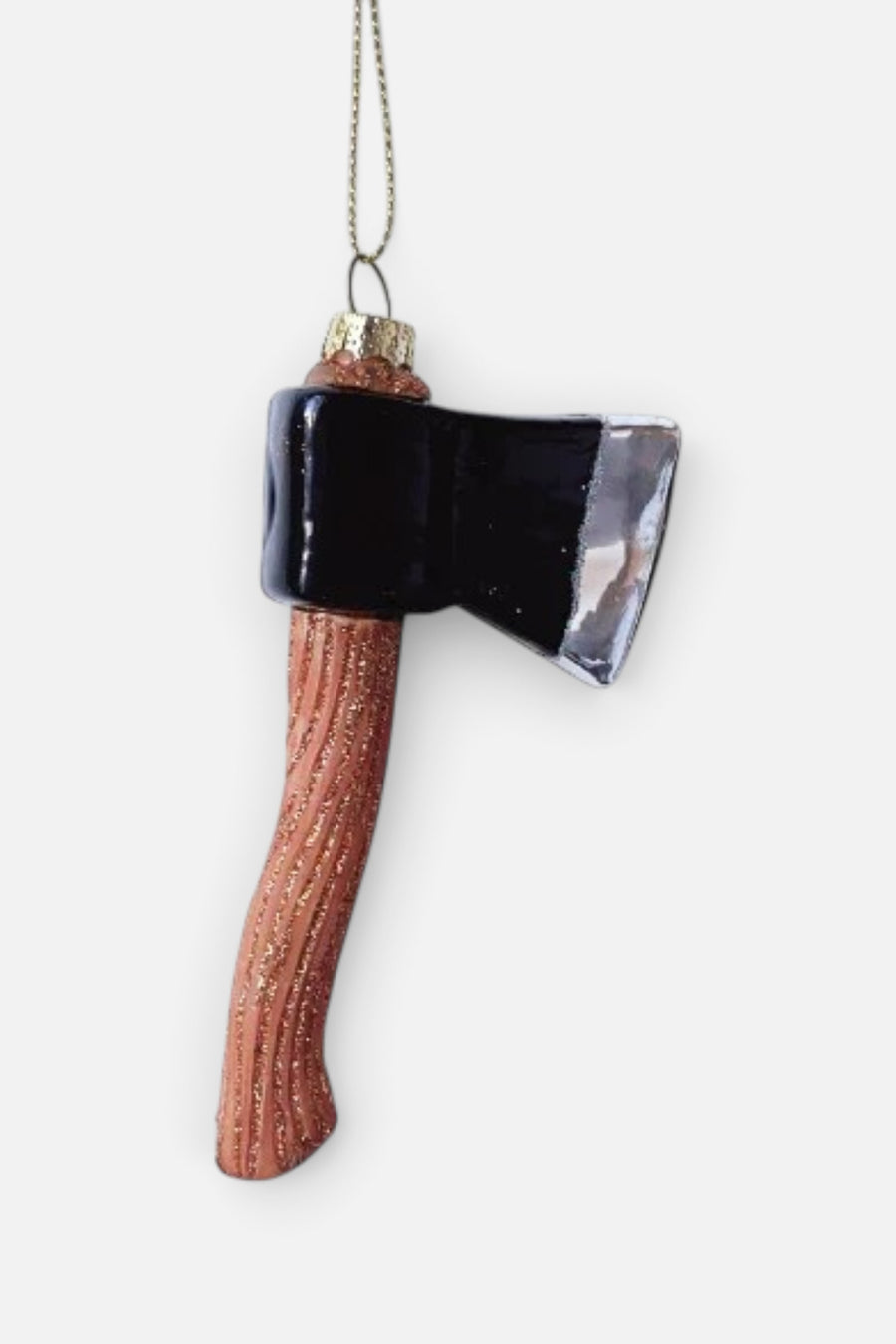 Camping Axe Ornament – front view