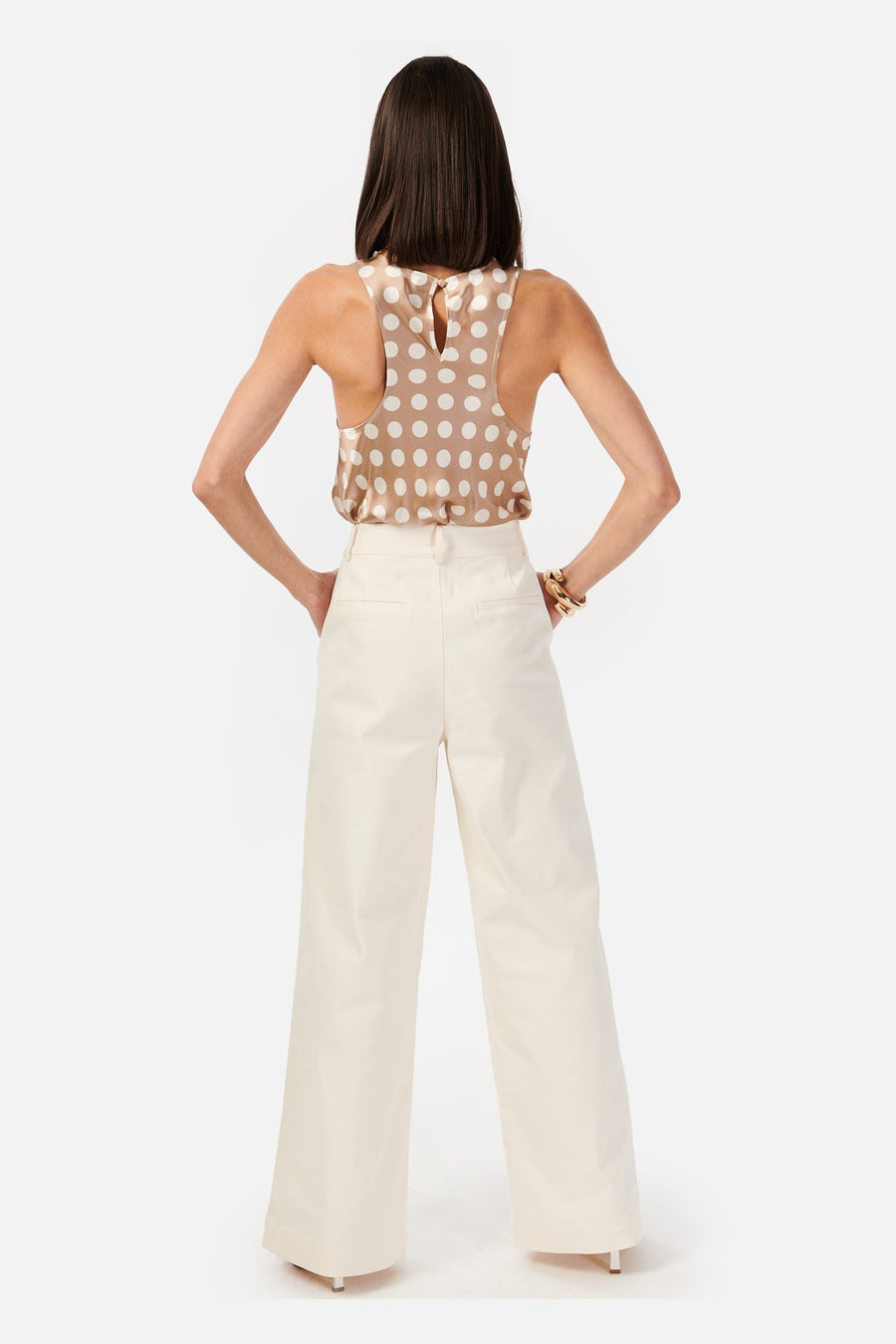 Camy NYC Floriana Cami in Macro Dot – detail
