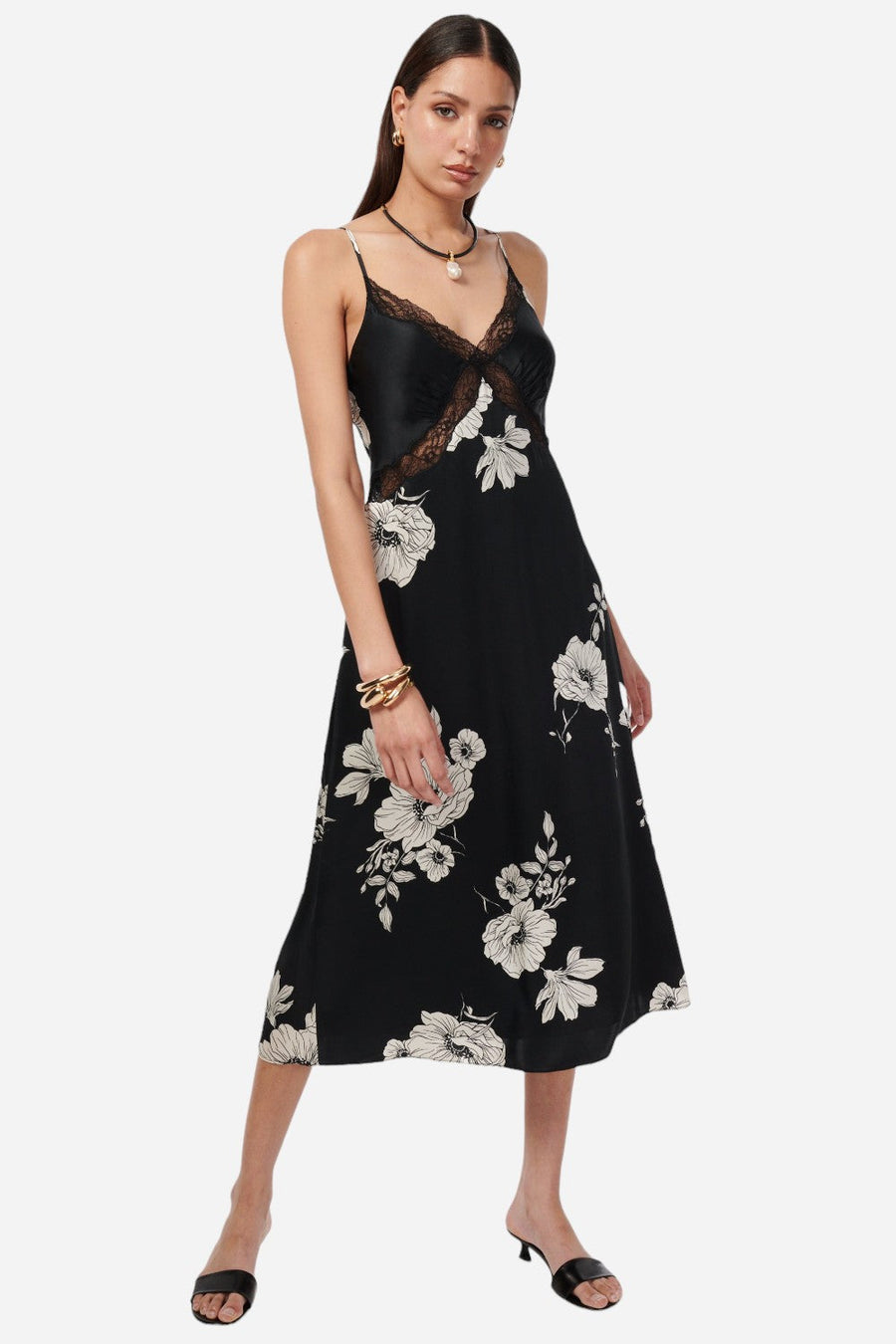 Camy NYC Marilyn Dress in Black – front view