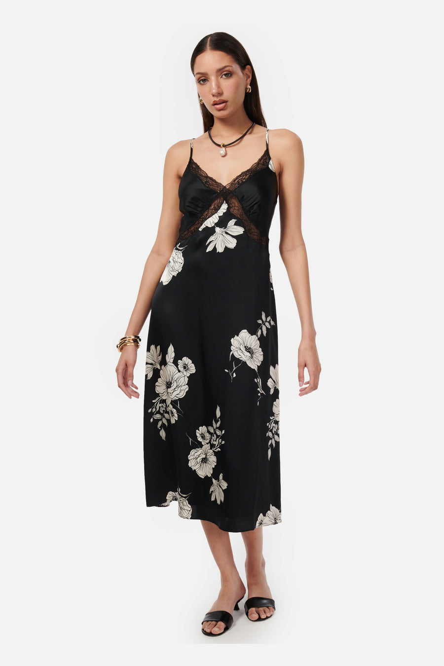 Camy NYC Marilyn Dress in Black – side view