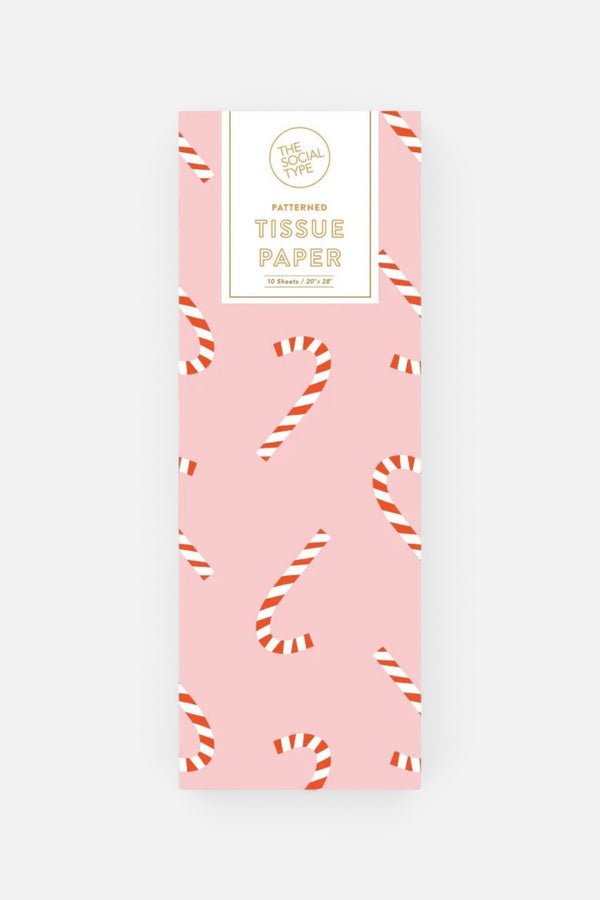 Candy Cane Holiday Tissue Paper