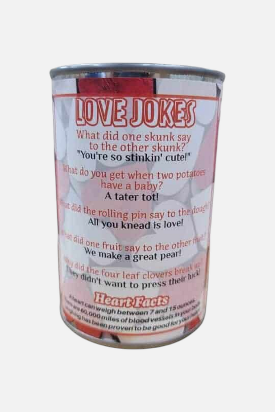 Canned Gifts Luv Ya Heart – side view