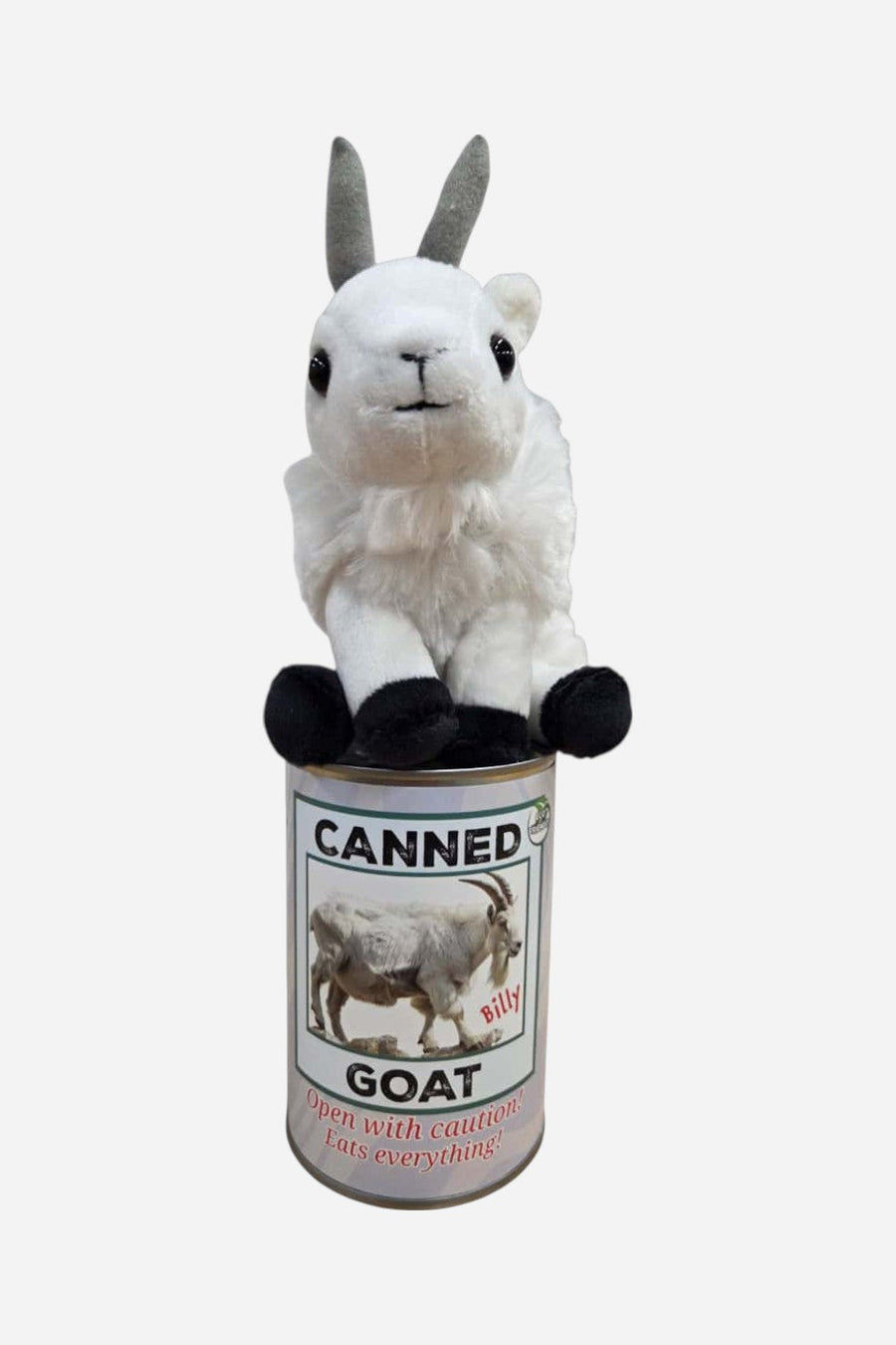 Canned Mountain Goat – side view