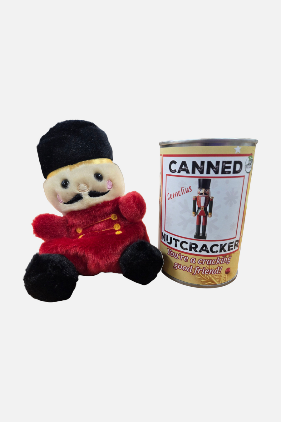 Canned Nutcracker Toy – back view