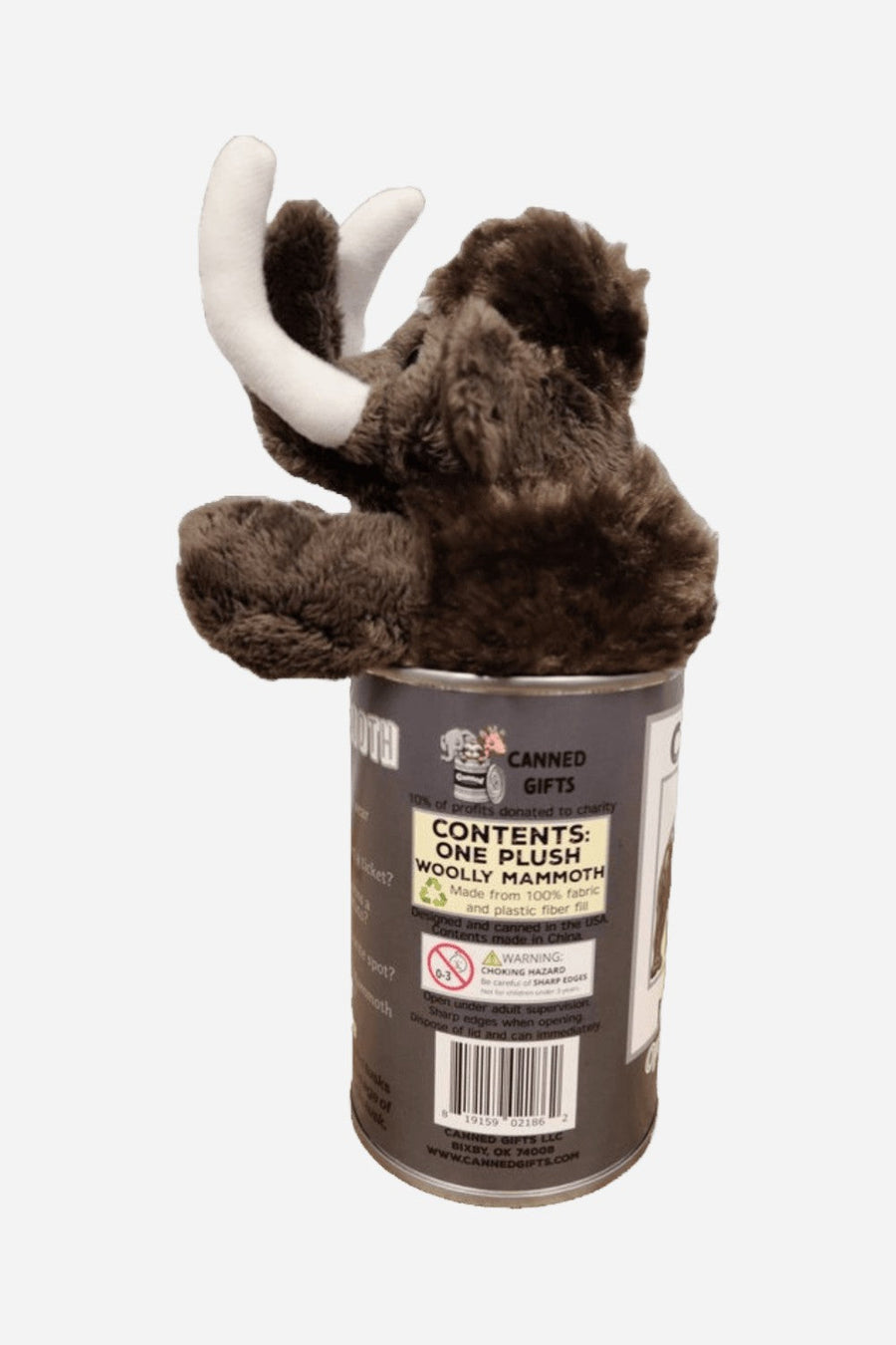 Canned Woolly Mammoth – side view