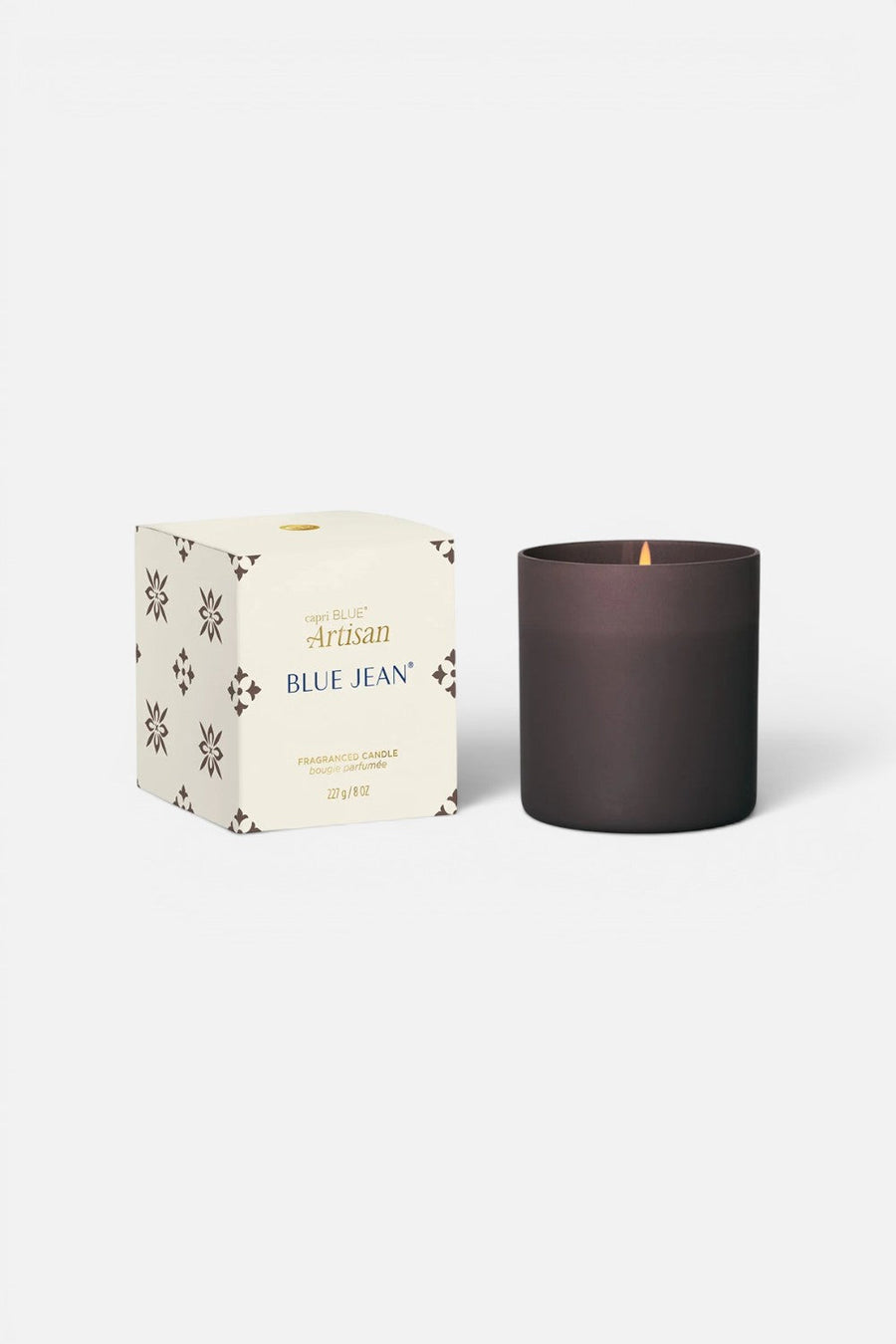 Capri Blue Terrazza Boxed Candle in Blue Jean – front view