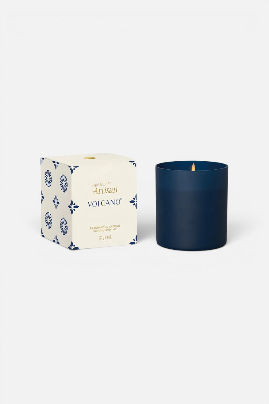 Capri Blue Terrazza Boxed Candle in Volcano – front view