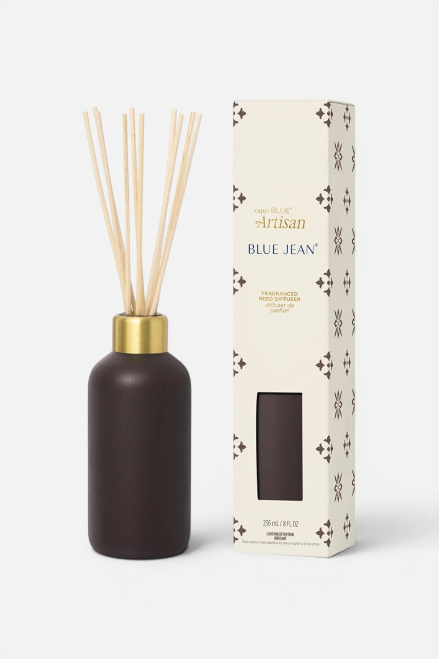 Capri Blue Terrazza Reed Diffuser in Blue Jean – front view