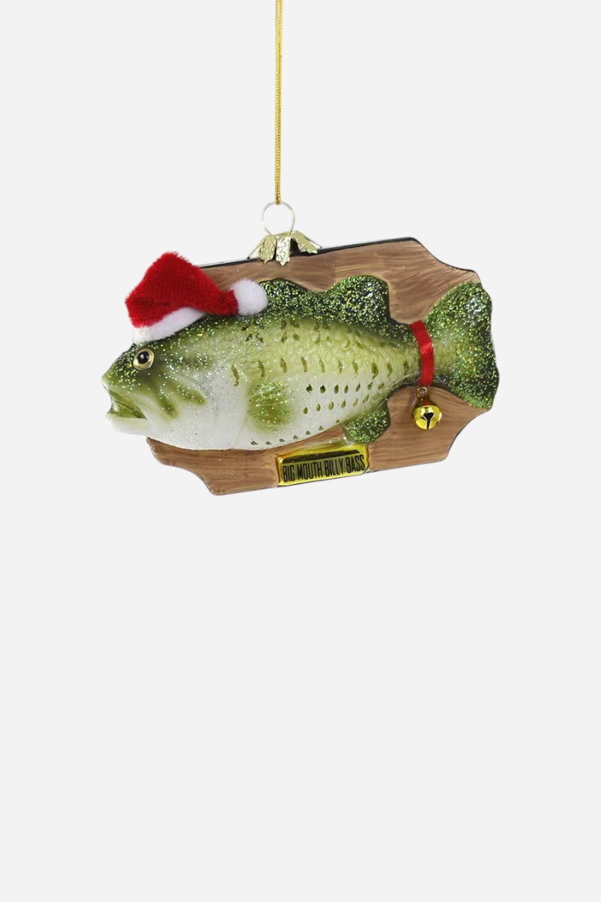 Caroling Fish Ornament – front view